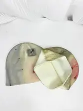 韓国風 タイダイ柄ニット帽【秋冬用・保温・ストリートスタイル・伸縮性あり】（セットアップ対応）