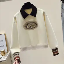 ポロ襟 赤色スウェットシャツ【秋冬用・保温性・フリース裏地】