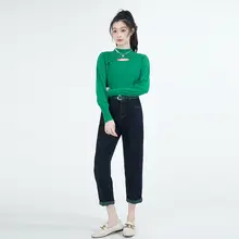 WEWE ニットセーター【冬用・レースデザイン・セクシー・個性的】