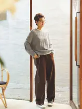 MsDidion エルボーデニムパンツ【カナダ・アメリカインポート・ストレッチコットン・秋冬用】