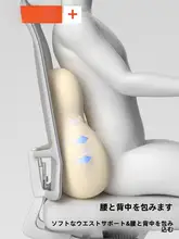 腰枕 オフィス 椅子 長時間座る人 吸湿性 メモリーフォーム 首枕 腰用クッション