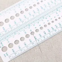 プラスチック製 編み物用メジャーツール【DIY・手芸用・毛糸針用】