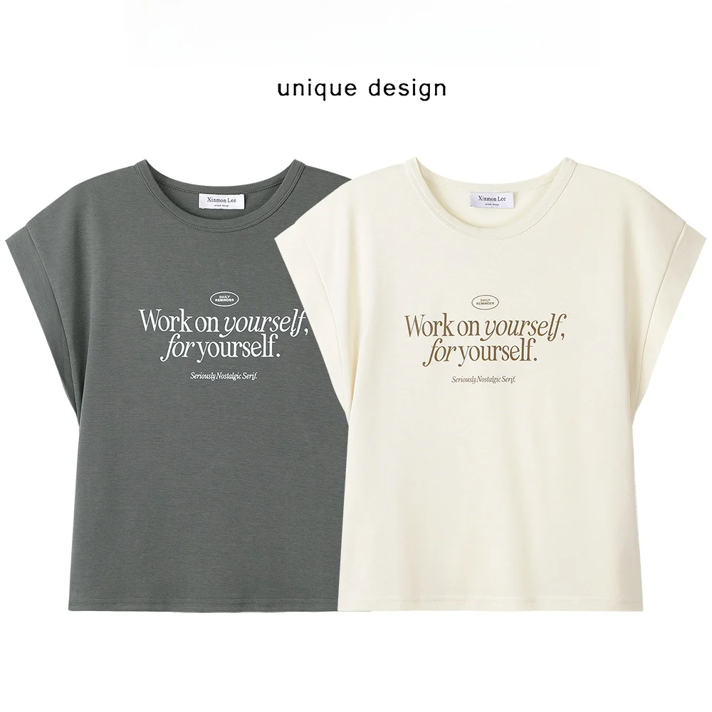 個別化シャツの実用性を検証：ルーズフィットデザインTシャツの機能と適用シーン