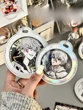 二次元キャラクター用丸型バッジ収納ホルダー【展示用・クリアケース付き】