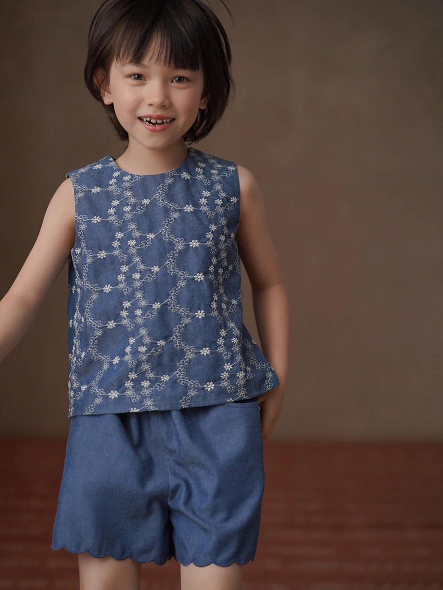 七五三母親服装おしゃれ：薄手ブルー刺繍セットアップの実用性とシーン別活用法