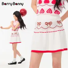 リボン付きアイスシルクミニスカート【女の子用・薄手・中大童向け】