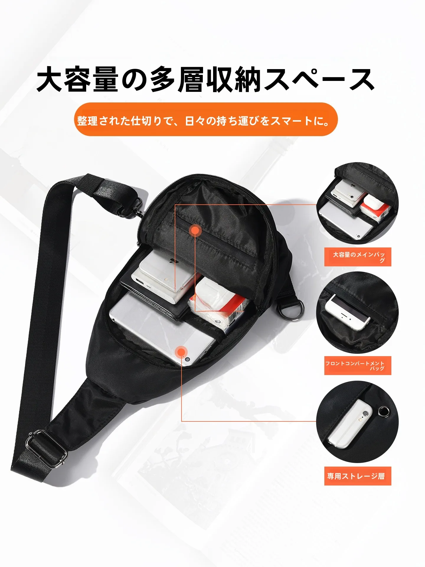 デートバッグ 男：オックスフォード布製斜め掛けバッグの選び方と実用性