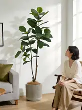 フェイクグリーン 大型鉢植え インテリア 装飾 フェイクツリー フィドルリーフ