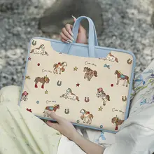 花柄デザインのノートパソコン用保護バッグ【女性用・適用機種多数・手提げタイプ】（セットアップ対応）