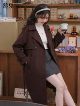 エレガントなデザイン！女性用ビンテージ風トレンチコート【膝下丈・おしゃれなシルエット】