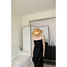 魅力的な醋酸サテンキャミソールドレス【洗練デザイン・フィット感抜群】