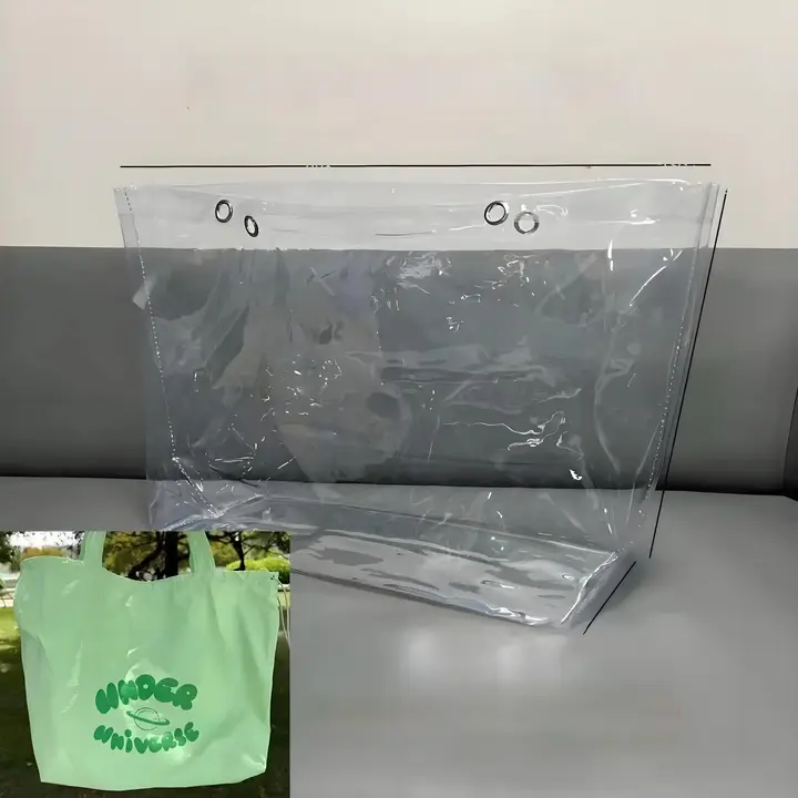 帆布製トートバッグ【透明PVCバッグ用・防塵カバー】