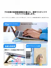 Msvii ノートパソコン インナーバッグ スリーブケース スタンド付き 薄型 手提げ 収納 保護 クッション MacBook 対応