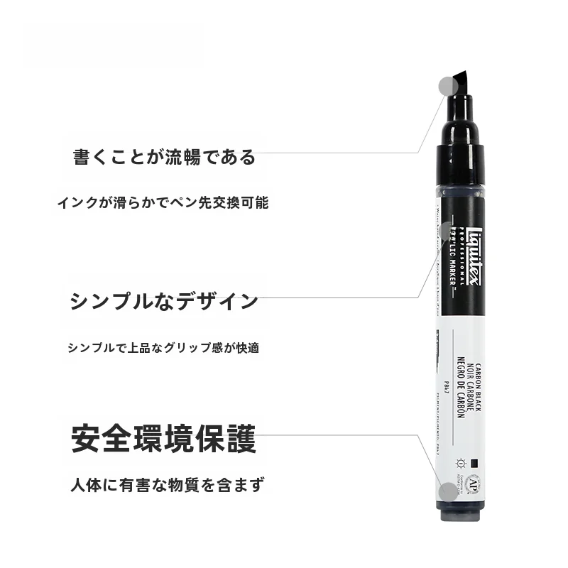 アクリルマーカー 手描き DIY 黒 白 耐水性 ハイライトペン