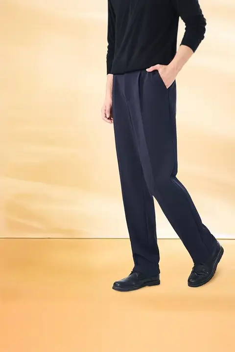 快適な通勤に最適！メンズストレートパンツ【通気性・耐摩耗性・ビジネススタイル】