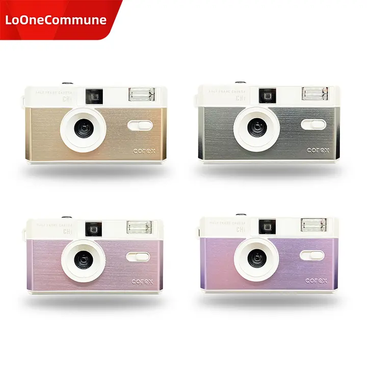 Polaroid 新型 ハーフフレーム135フィルムカメラ【二色フィルター付き・限定版】