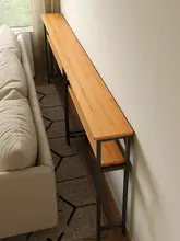 テーブル ロング スリム 隙間収納【ベッドサイド・ソファ後ろ】