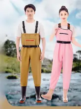 男女兼用 防水連体ウェダー【全身タイプ・腰まで・釣りや藕掘り用】