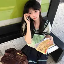 水兵スタイルの三角巾ネクタイ【無地・学生用・ユニセックス】