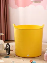子供用お風呂桶【保温・持ち運び可能・厚手プラスチック・座れるタイプ】