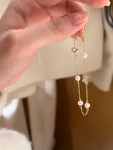 S925純銀製 蝶と真珠のブレスレット【極上の柔らかさ・キラキラドレスアップ装飾】