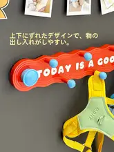 ペット用 リード収納ハンガー【玄関用・装飾棚・犬用ハーネス＆首輪フック】