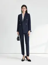 LINGMOON フィット感のある女性用スーツジャケット【ビジネス面接対応・高級感・フォーマル】