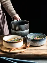 ラーメンボウル 大 サイズ 学生用 セラミック 魅力的なデザイン