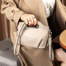 純牛革製ショルダーバッグ【柔らかい・カジュアル・兼用】