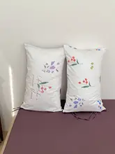 極上の柔らかさの花束デザイン全棉枕カバー【フレンチスタイル・肌触り抜群】