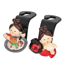 かわいいカートーンデザイン 車用フロントヘッドレストフック【多機能・収納・装飾用】