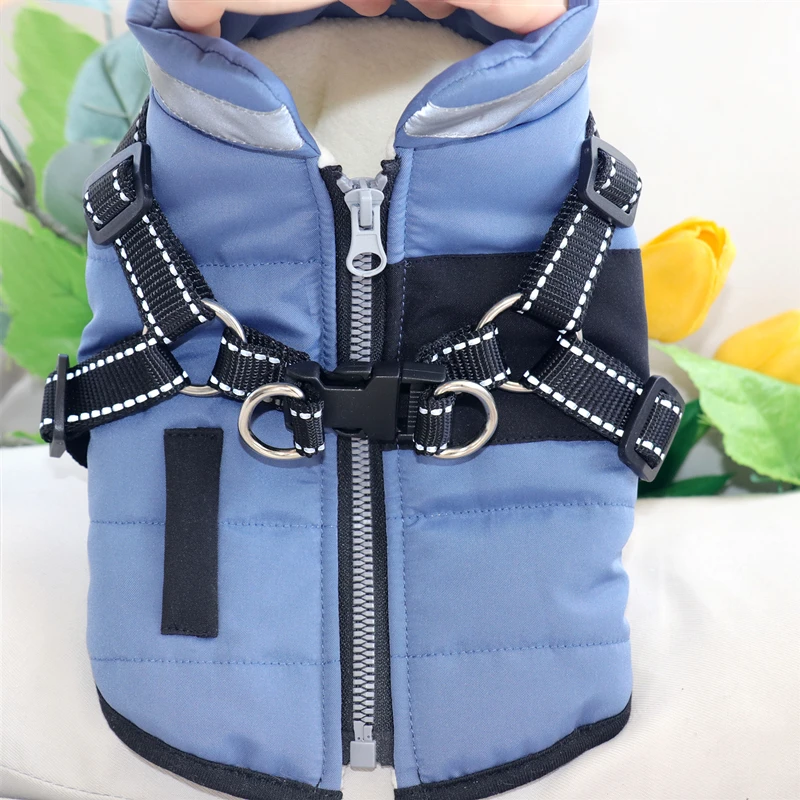 ペット用コットン製ハーネスベスト：秋冬対応の通気性と保暖性を兼ね備えた実用性を検証