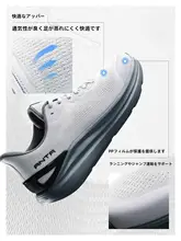 ランニングシューズ メンズ スニーカー クッション性 反発力 耐磨耗性 通勤 カジュアル トレーニング 冬