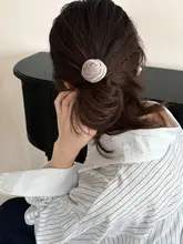 ベルベットローズヘアゴム【高弾力・ポニーテール用・女性用】