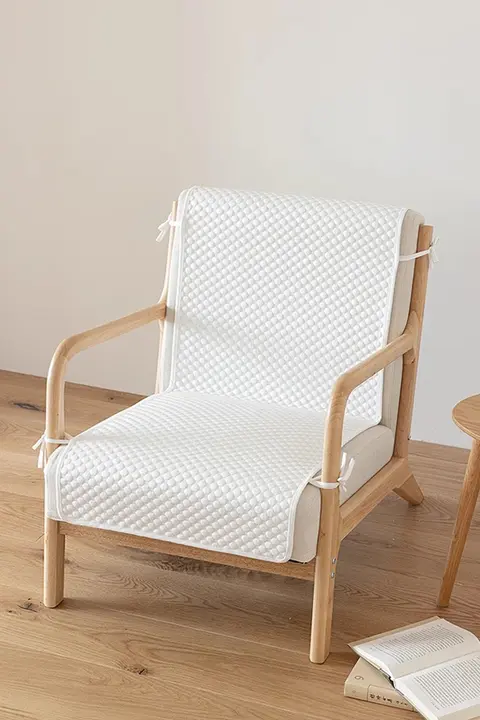 夏用アイスシルクチェアマット一体型クッション【オフィス・家庭用・長時間座位対応】