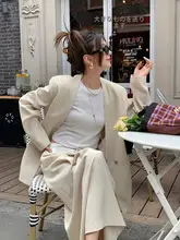 セットアップ 2点セット レディース テーラードジャケット スカート アセテート切り替え アプリコット 定番 きれいめ 上品 大人エレガント オールシーズン