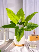高品質なフェイクグリーン インテリア用観葉植物【デスクトップ装飾・プラスチック製・小さな鉢植え】