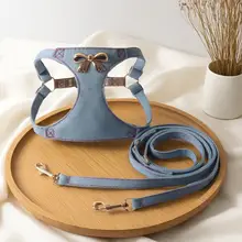 調整可能なハーネス型犬用リード【小型犬対応・テディ・コーギー用】