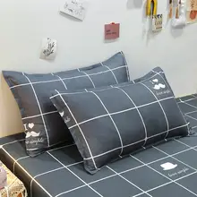 夏用枕カバーセット【48×74cm・シングルサイズ・子供用・全棉・2枚入り】