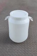 厚手プラスチック製バケツ【食品用・丸型・貯水用・油やお酒にも対応】
