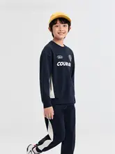 男の子用子供服 長袖カジュアルパーカーとパンツ【春夏用・学校・運動向け】（セットアップ対応）