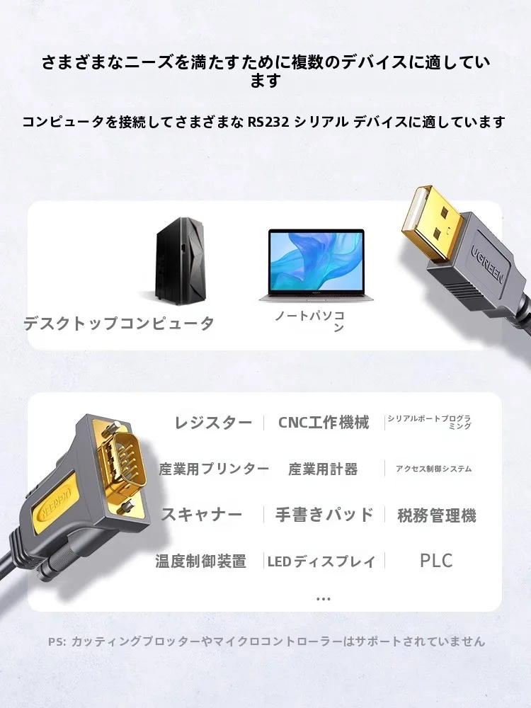 USBからRS232に変換するコネクタを選ぶべきタイミングは？