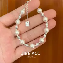S925純銀パールブレスレット【華奢で洗練されたデザイン・重ね付けに最適】