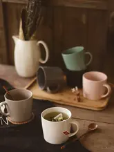 三拾家 マグカップセット【大容量・陶器製・家庭用・シンプルデザイン】