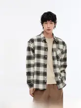 メンズ 長袖チェックフランネルシャツ【コットン・フィット・秋用】