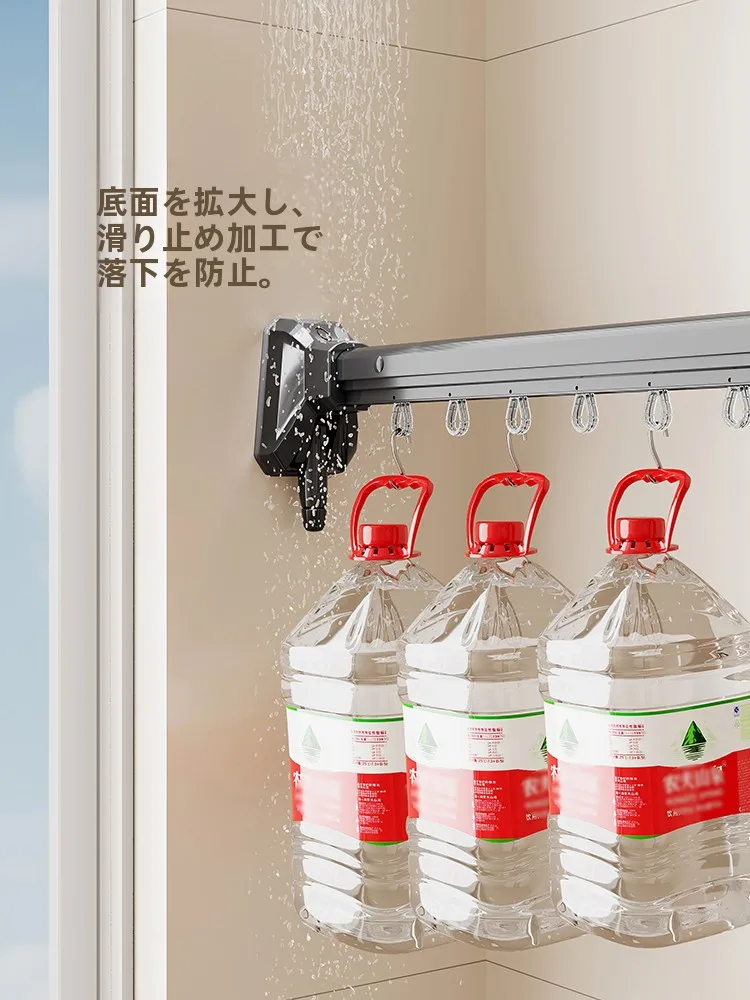 バルコニー活用に最適な伸縮式ハンガー：晾丽得LKG-YS0704001の実用性と設計解析