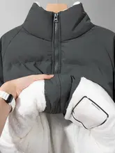 極上の柔らかさ！厚手立襟コットンジャケット【男女兼用・冬用・防寒】