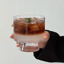 高脚グラス【大容量・アイスコーヒー・ジュース・フルーツティー対応】