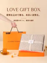 高級ギフトボックス入り毛布【昼寝用・周年記念・実用的な贈り物】