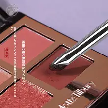 メイクブラシ アイライナーブラシ 涙袋 目頭 アイシャドウブラシ 馬毛 鎌型 ぼかし ディテールブラシ